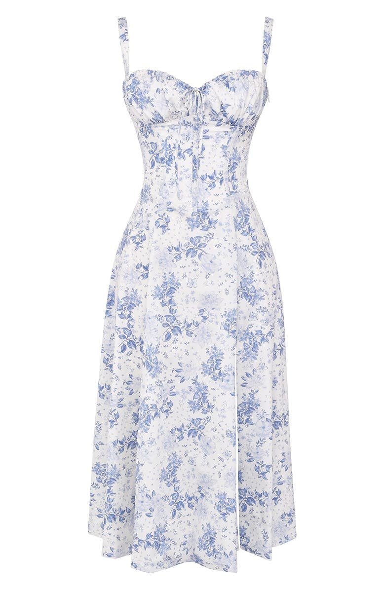 Margaret | Corset Midi Dress - Elegant, figure-flattering style
